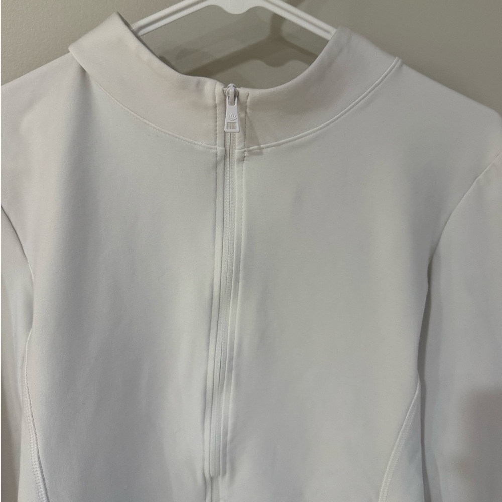 Beyond Yoga On The Go Mock Neck Sweatshirt - Cloud White - Size Extra Large XL - Picture 7 of 14
